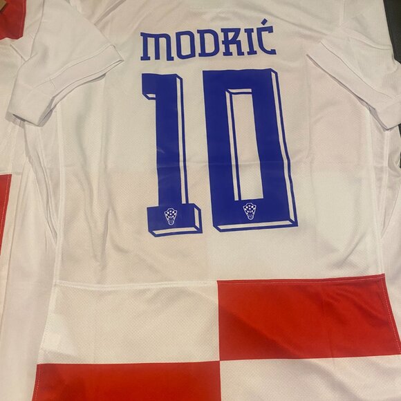 NIKE CROATIA Nat'l Team LUKA MODRIC WORLD CUP Men's JERSEY All Sizes - Picture 7 of 8